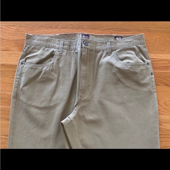 RED HEAD Since 1856 Mens Work Camping Safari Pants Bottom Tan Cotton Sz 40 x 34 - Picture 3 of 12